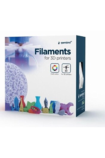 Gembird Printer Filament 3DP-ABS1.75-01-W, ABS (White)