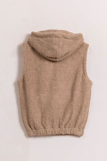 HAUSEkids 8-15 Years Lovobery Girl's Vest-Mocca
