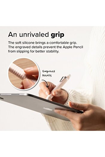 Juls Silicone Case for Apple Pencil (2nd Generation/Pro) - A47, Black