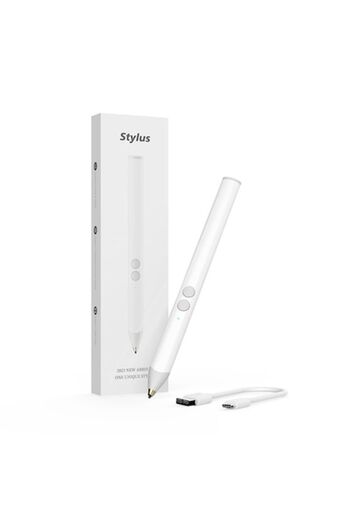onix Stylus Pen Universal, 105mAh, USB-C, Y15, Aluminum, White