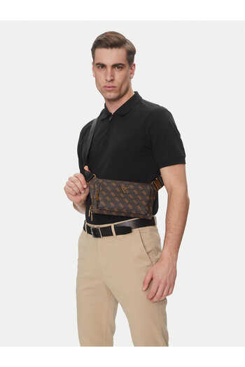 Guess Men's Brown Waist Bag HMMILOP5214