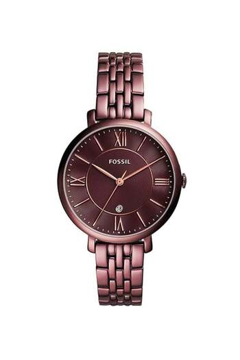 Fossil Women's Stainless Steel Analog Wrist Watch ES4100 - 26 mm - Red