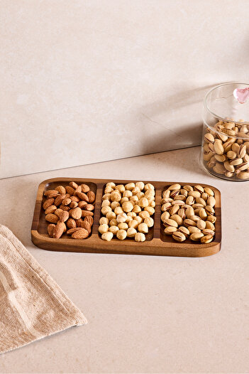 Perotti Akasya 3 Compartment Snack Bowl 25X14 cm