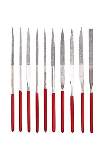 mtx 10Pcs Mini Diamond Metal Files Set