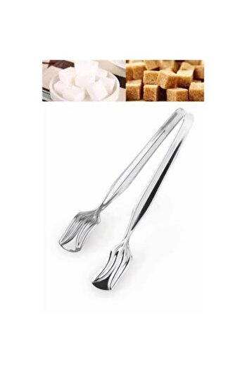 KIZILELMADA 12cm Stainless Steel Candy Tongs - Practical and Durable