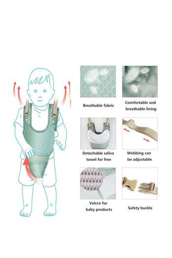COOYA 4-in-1 Handheld Baby Walking Harness, Adjustable , for Toddler Infant Child 7-24 Month