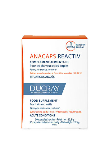 Ducray Anacaps Reactive, Ducray, 30 capsules
