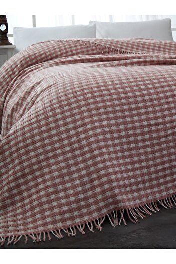 sarra Double Personality Fringed Skating Blanket -