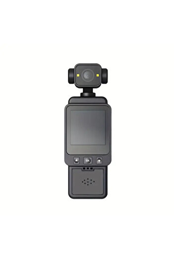 Generic Portable HD Dual-Lens Camera Recorder – 1080P, 180° Rotating Lens, Fill Light, 3.91cm Display