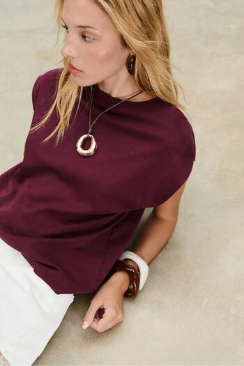Stradivarius Basic sleeveless T-shirt