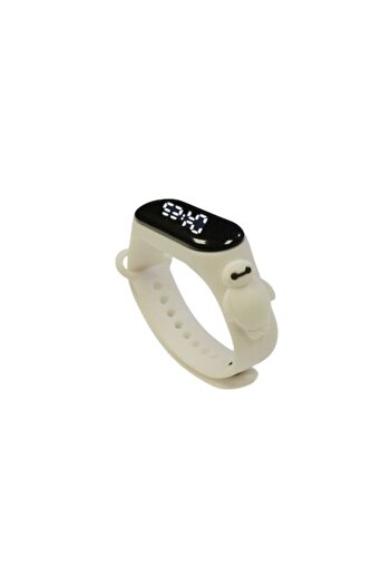 Mixbo - Kids Watch, Adjustable Silicon Strap, Integrated Battery, Digital Dial, White, Astronaut, Un
