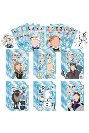 Mixbo Set 16 Decorative Stickers with Characters Mixbo, 15.5 cm x 21 cm, Paper