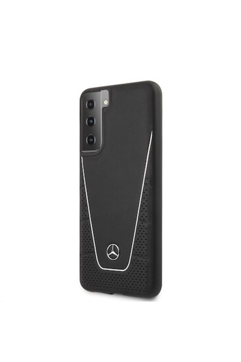 MERCEDES Dynamic Leather Case for Samsung Galaxy S21 5G - Black