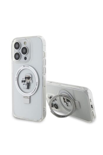 Karl Lagerfeld Husa pentru iPhone 14 Pro, A19, TPU, White Karl&Choupette