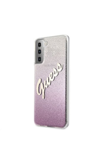Guess Phone Case for Samsung Galaxy S21+ 5G G996, Guess, Vintage, Pink