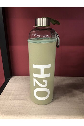 Romans H2O Glass Flask with Case 1 Lt (1000 ml)