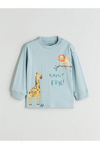 LC Waikiki Quality Parts from Çelebi Store |   Printed Baby Boy T-Shirt and Pants 2-Piece Set