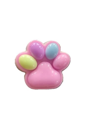 Flippy Antistress Squishy Toy, Flippy, Cat Paw Squeeze Toy, Slow Rising, 7.5 cm, Model 270529, Multicolor
