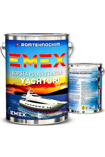 Emex “Emex” Polyurethane Yacht Paint Package - Blue - 4 Kg Can + Hardener