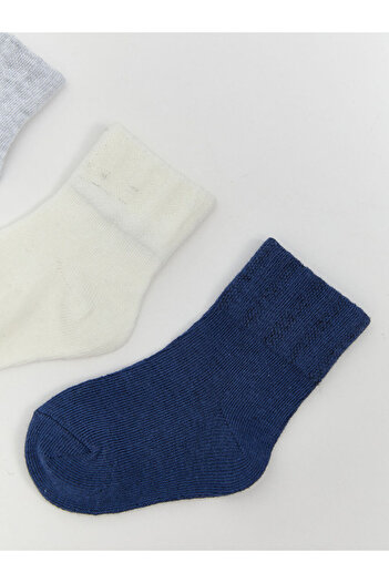 LC Waikiki Sparkling Selections from Shining Store |   Basic Baby Boy Sock Socks 3-Pack