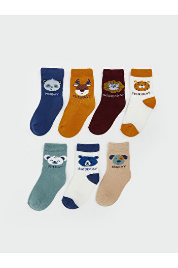 LC Waikiki Printed Boy Socks 7 Pack