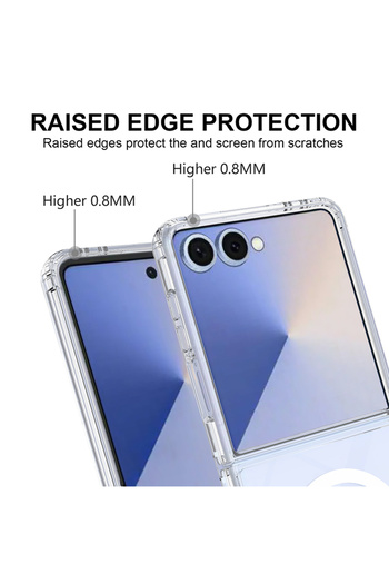 Theodor Case for Samsung Galaxy Z Flip 7 Compatible with MagSafe, Shockproof Phone Cover P&a having Drink