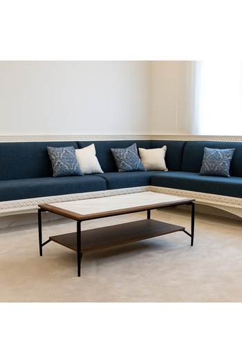private house Modern two-tier coffee table 118*58*45 cm.