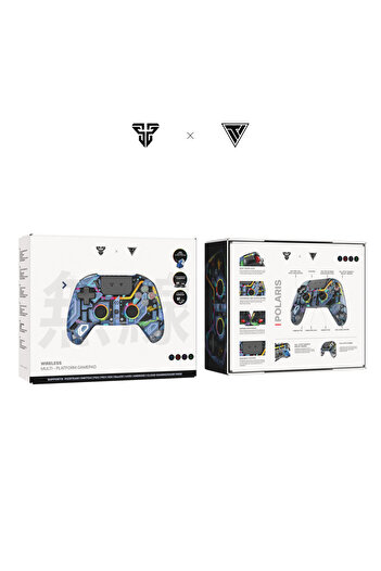 AL3B Fantech Professional Handheld Controller with Interchangeable Magnetic Gear + 2 Customizable Back Buttons Inside the Box for PC/PS4/Nintendo