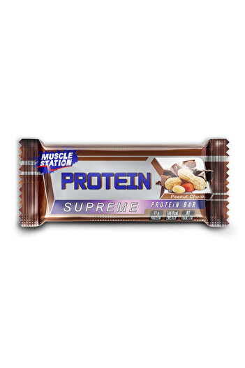 Muscle Station Muscle Station Supreme Protein Bar Chocolate Peanut 40g