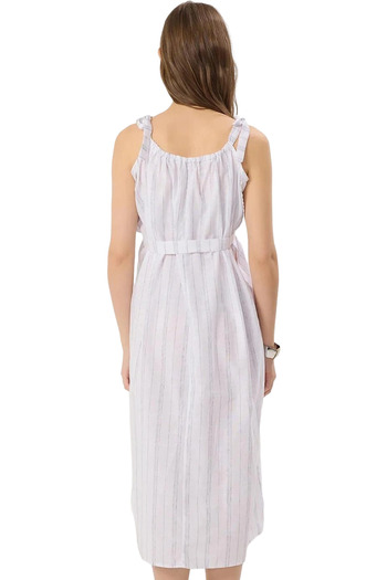 PayBuy Women's Maternity Summer Midi Dress Stripe Pattern Terrycotton Comfortable Daily Summer Indispensable