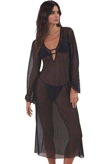 PayBuy Women's Leopard Print Maxi Knitted Beach Dress Cut Out Detail Summer Design Casual Combinations
