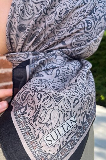 Sultan Eşarp Sultan Fresh Cotton Shawl - Mono Scarf Pattern - SFE010-11