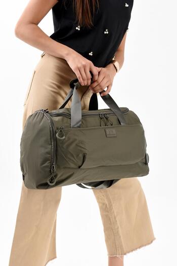 Çanta Trend Ultra Light Stylish and Waterproof Large Size Shoulder, Hand Travel Bag Khaki Green Model: (571-13-9H)