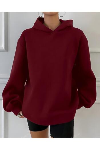 savuar ΦΟΥΤΕΡ ΦΟΥΤΕΡ με κουκούλα Claret Red UNISEX