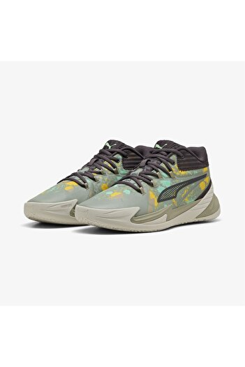 Puma Dagger Points İn the Paint Men's Brown Basketball Shoes