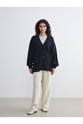 LC Waikiki Create Your Style with Uzg Store |   V-Neck Women's Knitwear Cardigan