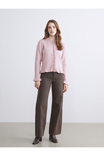 LC Waikiki Crew Neck Women's Knitwear Cardigan