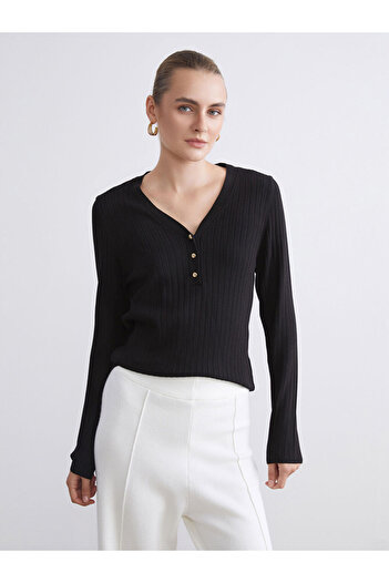 LC Waikiki Sparkling Selections from Shining Store |   V-Neck Women's Knitwear Cardigan