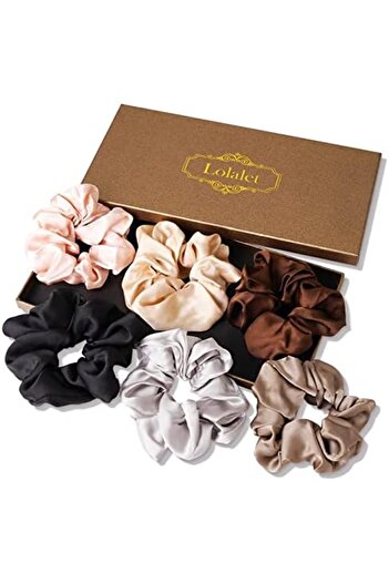 Generic 12 Pack Scrunchies for Hair, Hair Scrunchies for Women Girls, Soft Satin Scrunchy for Sleepin