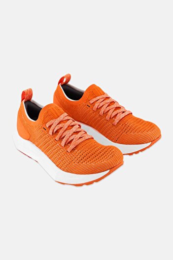 Allbirds Women Tree Flyer Lace Up Outdoor Shoes, Orange