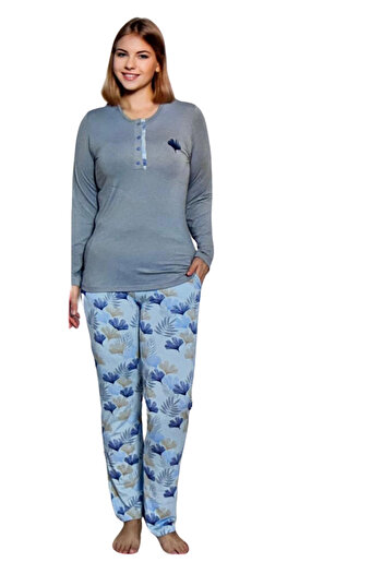stiltrend Limissi viscose bottom patterned pajama set
