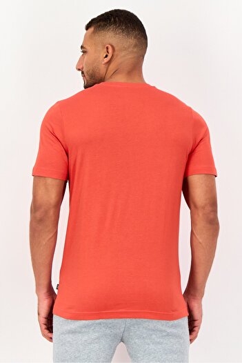 Puma Men Sportswear Fit Short Sleeves Outdoor T-Shirt, Burnt Red