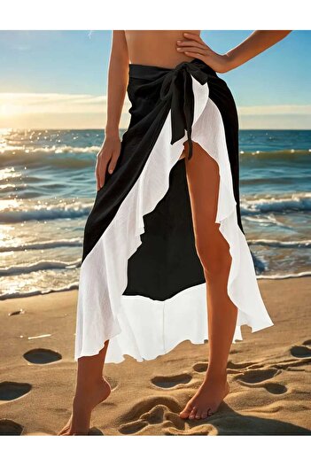 nuriçgiyim Pareo Skirt with Starfish Detail