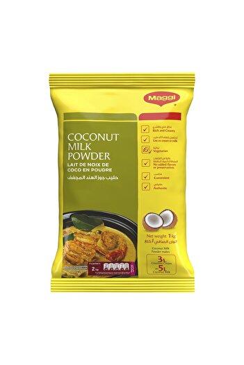 Maggi Coconut Milk Powder 1 kgCreamy and Rich Coconut Taste for Cooking Curries Desserts and Drinks