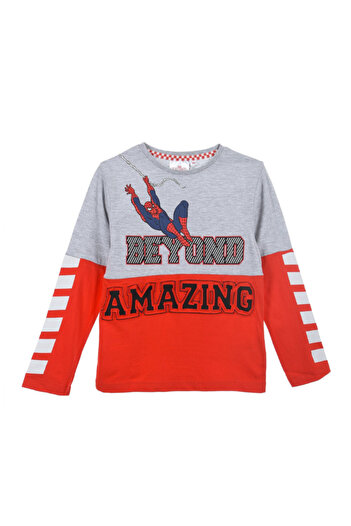 SPIDERMAN Long sleeve T-shirt, 100% cotton, red, 3 years, 98 cm, Amazing,