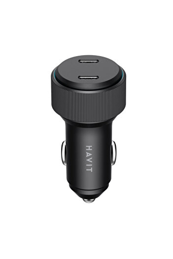 Havit Incarcator auto bricheta PD30W CC2014, negru