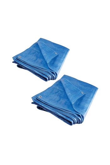 novim 1+1 Free Protective Tarpaulins 3x4 – Waterproof, UV and Hail Resistant