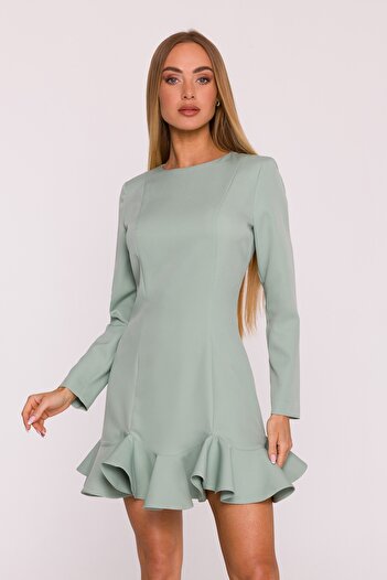 Made of Emotion Mini dress with ruffles at the bottom
