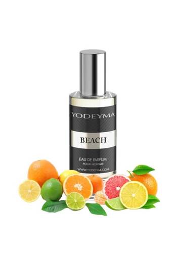 Yodeyma Beach Eau de Parfum for Men, Citrus, Sage, and White Musk, 15ml