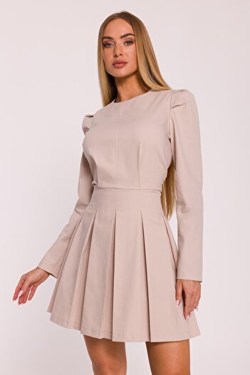 Made of Emotion Flared dress with deep pleats